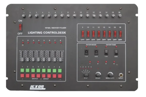 LEXOR SM002 cветовой контроллер 8х1,5кВт