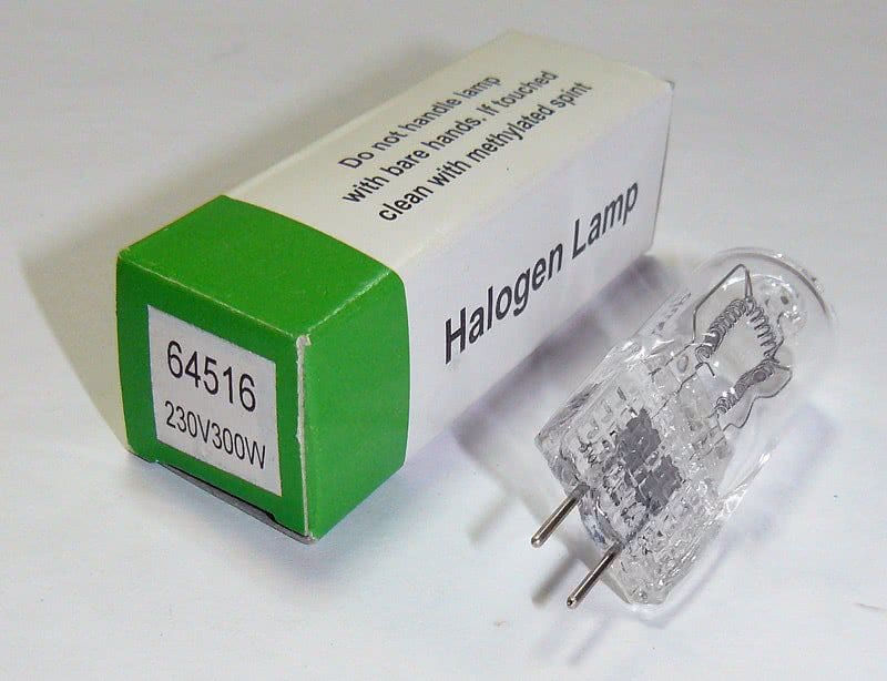 64516 галогенная лампа без отражателя 230 В/300 Вт, цоколь GX6,35