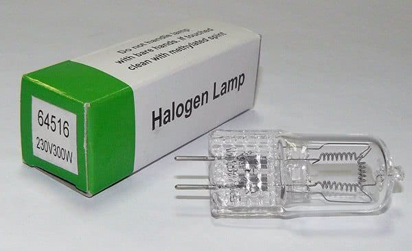 64516 галогенная лампа без отражателя 230 В/300 Вт, цоколь GX6,35