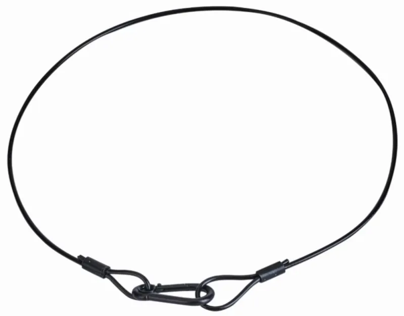 Lexor BXS04B760-PVC трос страховочный, 4 мм, длина 760 мм, до 80 кг, черный