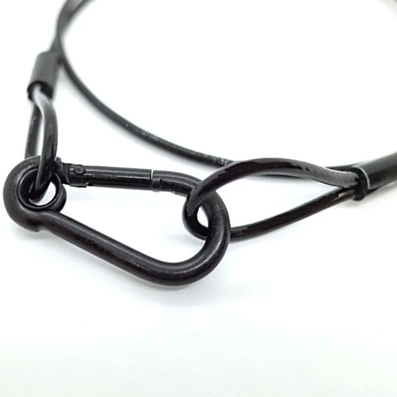 Lexor BXS05B1000-PVC Страховочный трос, 5 мм, 1 м, до 120 кг, черный