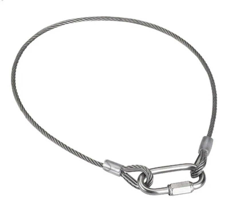 Lexor GSS-04S600 Страховочный трос, 4 мм длина 0,6 м, до 500 кг