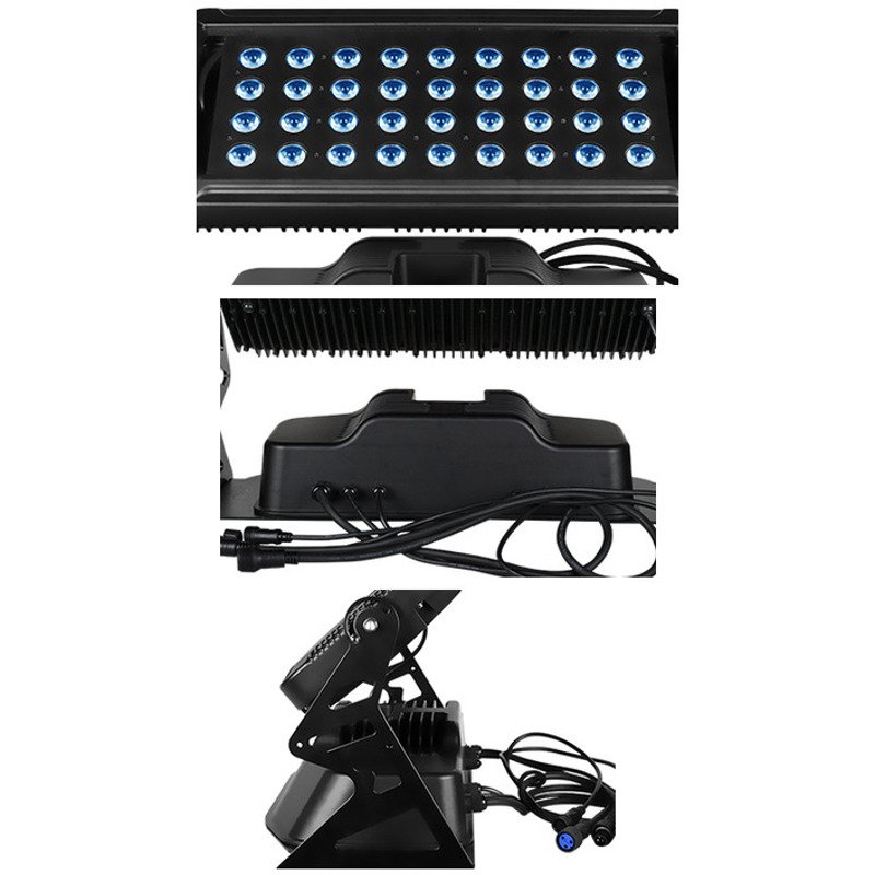 Lexor LC83316 светодиодный прожектор в корпусе IP65, 48х18 Вт RGBWA-UV LED