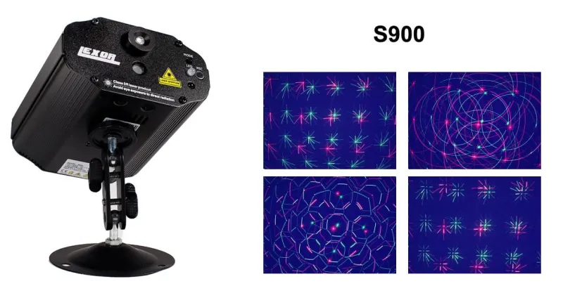 S900 MINI LASER лазер со светодиодной подсветкой, 3-цветный