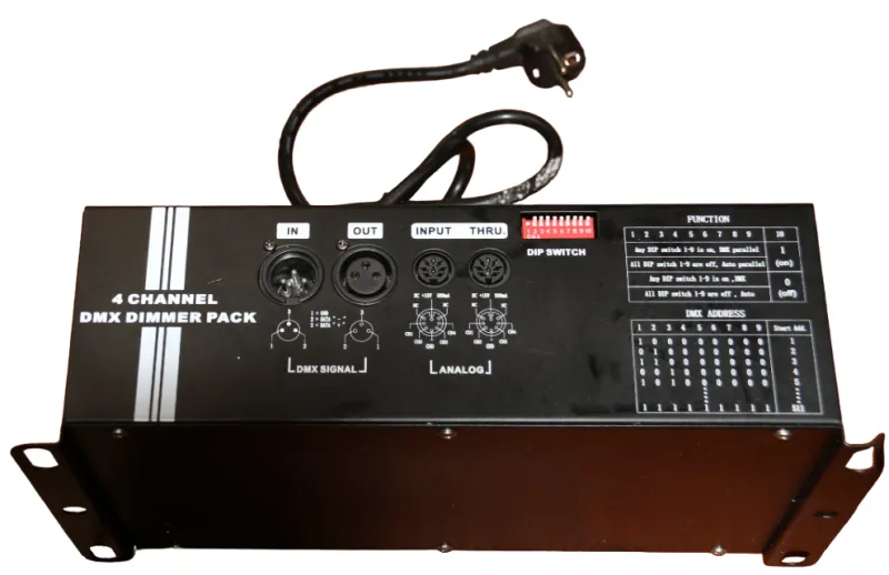 Lexor SM026 4-канальный диммер по 5А на канал, DMX 512