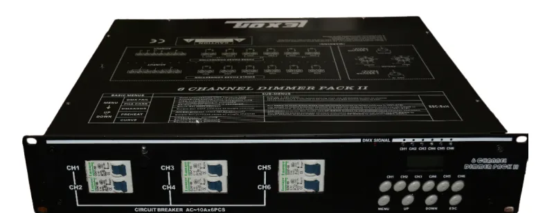 Lexor SM091 компактный диммер 6 каналов, 10А на канал