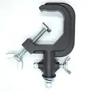 Lexor 188BK-DZ струбцина C типа для труб 25-52 мм, до 200 кг, черная